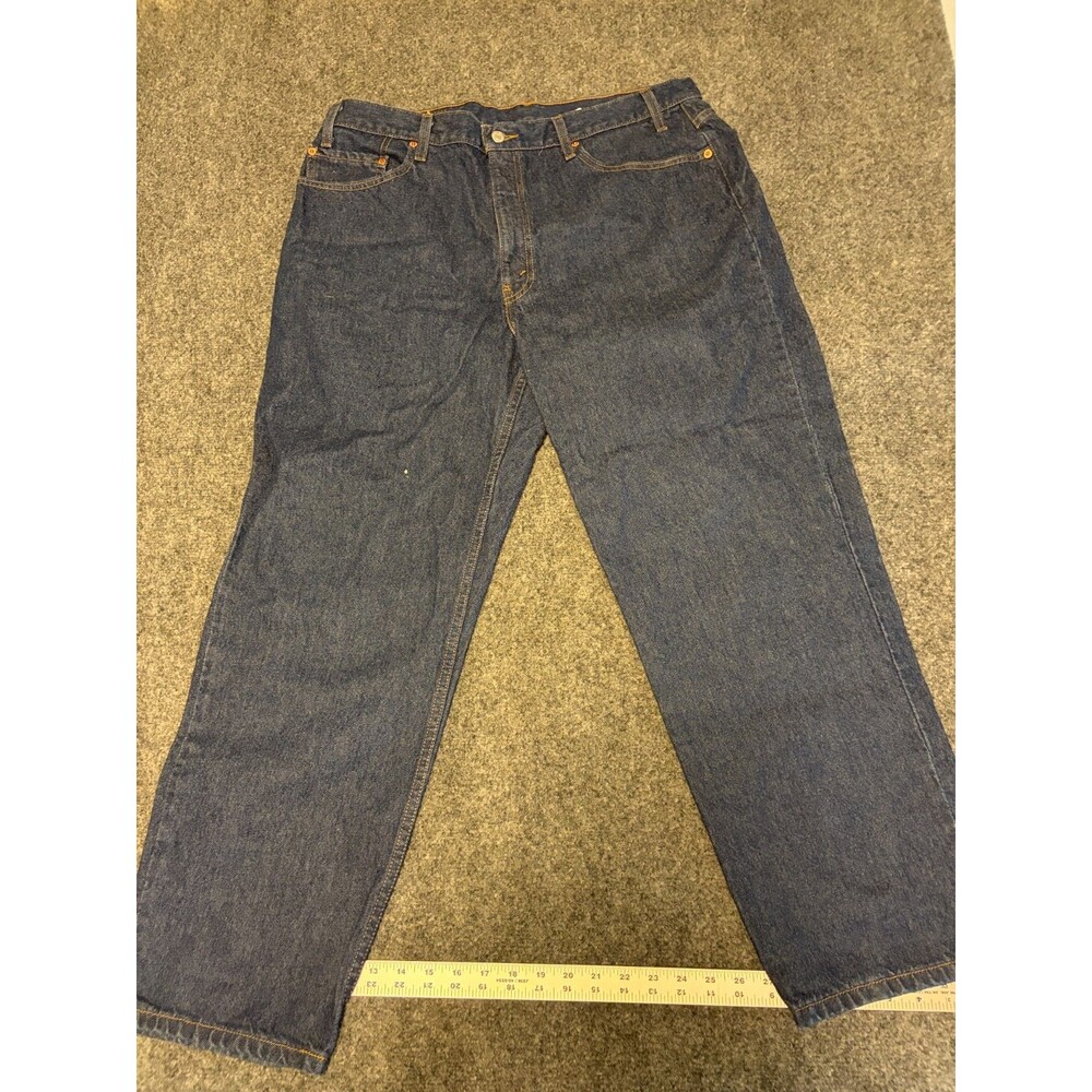 Levi's 550 Men's Jeans 40x30 Dark Wash Blue Relaxed Fit 100% Cotton Colombia - Picture 2 of 9